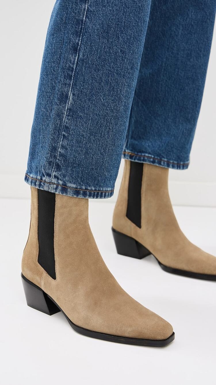 Rag & Bone Joni Chelsea Bootie Brown Suede - Women's Size 6